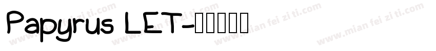 Papyrus LET字体转换